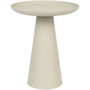 No name Ringar - Table d'appoint ronde en aluminium ø34,5cm - Couleur - Blanc ivoire