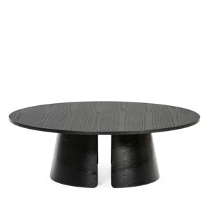 Teulat Cep - Table basse ronde en bois ø110cm - Couleur - Noir