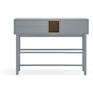 Teulat Corvo - Console 1 porte 2 tiroirs en bois L180cm - Couleur - Gris clair