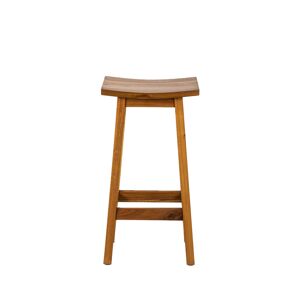 Drawer Hanotilo - Tabouret de bar 77cm en acacia - Couleur - Naturel