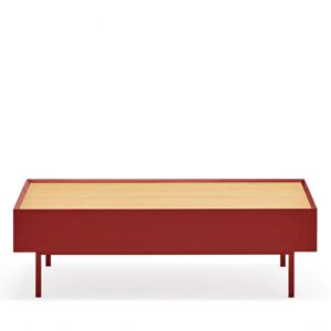 Teulat Arista - Table basse en bois 110x60cm - Couleur - Rouge