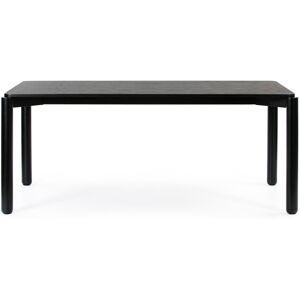 Teulat Atlas - Table à manger en bois 180x100cm - Couleur - Noir