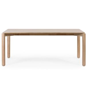 Teulat Atlas - Table à manger en bois 180x100cm - Couleur - Bois clair