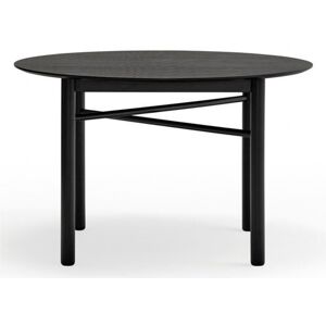 Teulat Junco - Table à manger ronde en bois ø120cm - Couleur - Noir