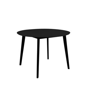 House Nordic Vojens - Table à manger ronde en bois Ø105cm - Couleur - Noir
