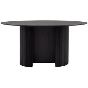 Tenzo Rod - Table à manger en bois 160x110 - Couleur - Noir