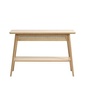 No name Kiyo - Console 1 tiroir en bois et cannage L110cm - Couleur - Bois clair