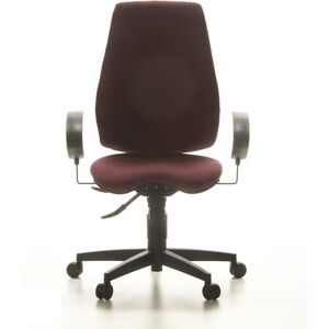 Topstar SYDNEY PRO - Siège de bureau de qualité professionnelle Rouge Foncé tissu - Publicité