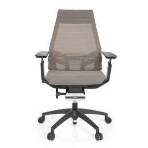 hjh OFFICE GENIDIA SMART BLACK tissu maille - Siège de bureau de qualité professionnelle Gris / Noir