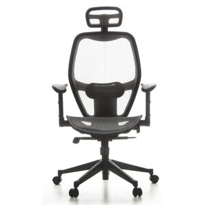 hjh OFFICE AIR-PORT - Siege de bureau de qualite professionnelle gris argente