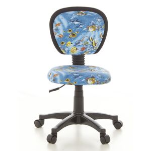 hjh OFFICE KIDDY TOP - Chaise pivotante pour des enfants Motif aquarium