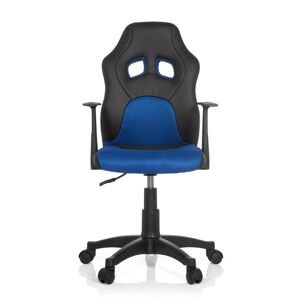 hjh OFFICE TEEN GAME AL - Chaise pivotante pour des enfants Noir / Bleu