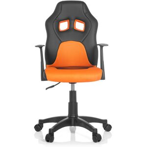 hjh OFFICE TEEN GAME AL - Chaise pivotante pour des enfants Noir / Orange