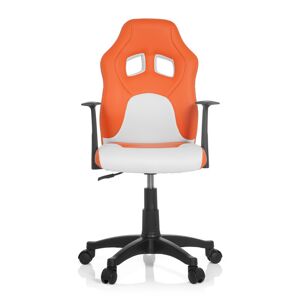 hjh OFFICE TEEN GAME AL - Chaise pivotante pour des enfants orange - blanc