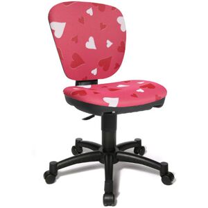 MAXX KID - Chaise pivotante pour des enfants Rose tissu