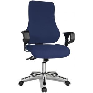 Topstar MELBOURNE AL X3 - Siège de bureau de qualité professionnelle Bleu tissu