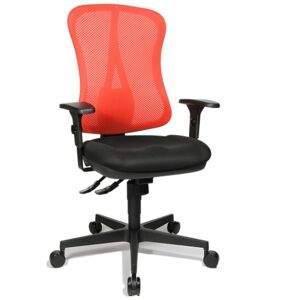 Topstar HEAD POINT SY - Siège de bureau de qualité professionnelle tissu / tissu maille Noir/Orange