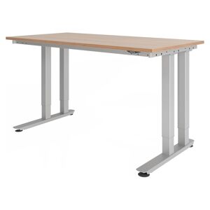 hjh OFFICE PRO RINO 16 S   160x80   Table pour charges lourdes - Noyer