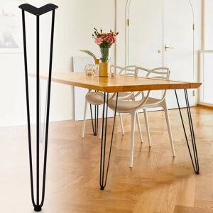 IDMarket Pieds de table épingle hauteur 71 cm