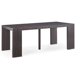 IntenseDeco Table Console Extensible Oxalys imitation Bois wenge