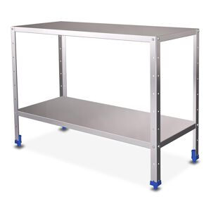 Lioninox Table inox centrale demontable 1400x600x850 mm