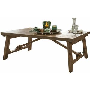 LOBERON Table basse Flemming, marron (71 x 130 x 46cm) - Publicité