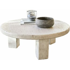 Table basse Terreaux, blanc (30cm)