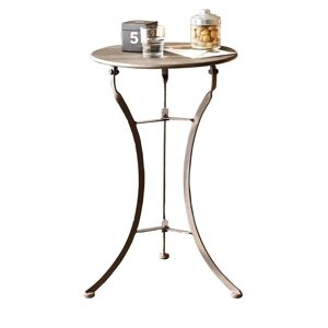 LOBERON Table d'appoint Torrance, marron (65cm) - Publicité