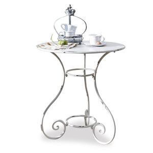 LOBERON Table Iteuil, blanc vieilli (72cm) - Publicité