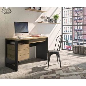 Ma Chambre d'Enfant Bureau enfant Oka  Noir et bois