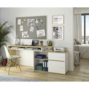 Ma Chambre d'Enfant Bureau adulte Bomy  Bois et blanc