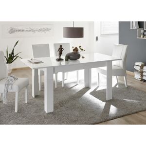 Vivabita Allonge de table laquée blanc brillant 48 cm Agathe Laqué blanc brillant - Publicité