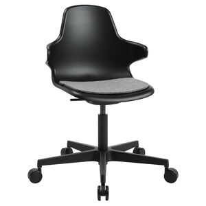 Star One Chaise de bureau moderne réglable en hauteur Malorie Noir - Publicité