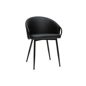 Miliboo Chaise design noire PRECIO