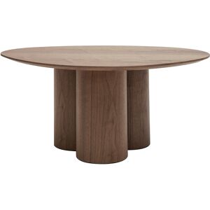 Miliboo Table basse design bois foncé noyer L78 cm HOLLEN - Publicité