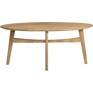 Miliboo Table basse ovale bois manguier massif L100 cm PALEY