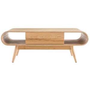 Miliboo Table basse rectangulaire avec rangements scandinave bois clair L120 cm BALTIK - Publicité