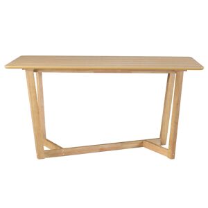 Miliboo Table design rectangulaire en bois clair L150 cm KOUK