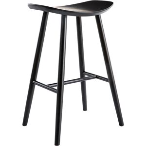 Miliboo Tabouret de bar design noir 72 cm DEMORY - Publicité