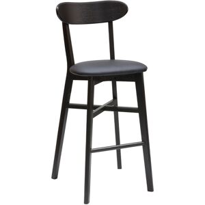 Tabouret de bar vintage noir H75 cm DOVE