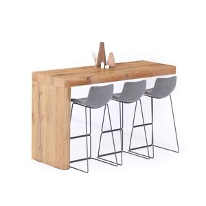 Mobili Fiver Péninsule de Cuisine Evolution 180x60, Bois Rustique - Publicité