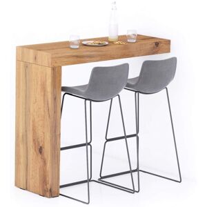 Mobili Fiver Péninsule Evolution 120x40, Bois Rustique