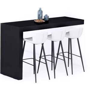 Mobili Fiver Peninsule de Cuisine Evolution 180x60 Frene Noir