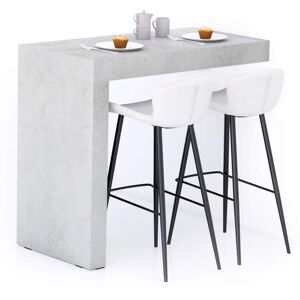 Mobili Fiver Péninsule de Cusine Evolution 120x60, Gris Béton