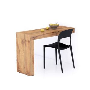 Mobili Fiver Table Fixe Evolution 120x40, Bois Rustique avec 1 pied