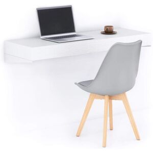 Mobili Fiver Bureau suspendu Evolution 120x40, Frêne Blanc