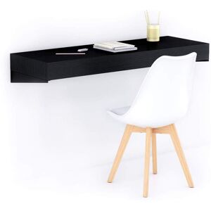 Mobili Fiver Bureau suspendu Evolution 120x40, Frêne Noir