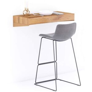 Mobili Fiver Table de bar murale Evolution 90x40, Bois Rustique