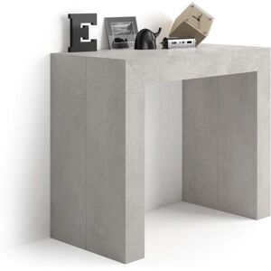 Mobili Fiver Table Console extensible Angelica45305x90 cm Gris Beton