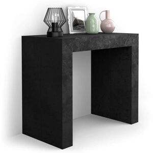 Mobili Fiver Table Console extensible Angelica 45305x90 cm Noir Beton